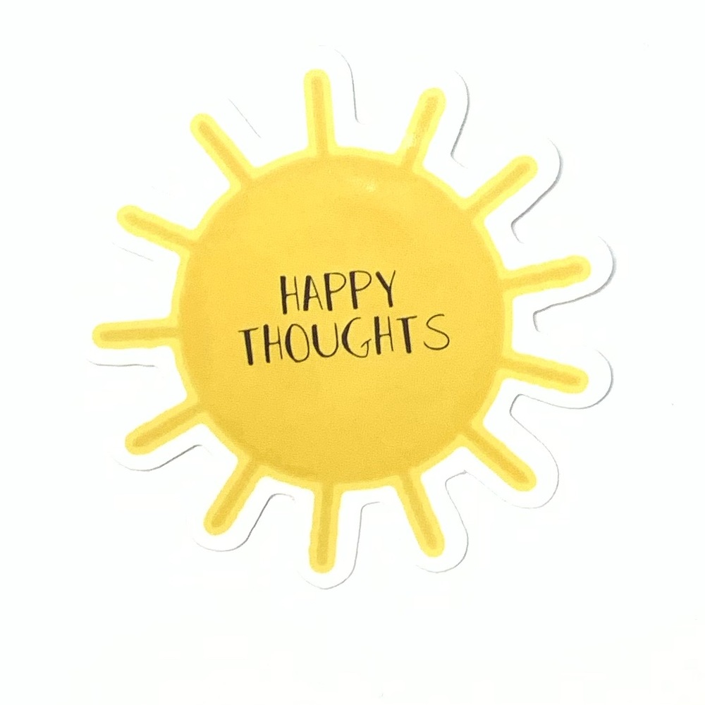Happy Thoughts Vinyl Sticker